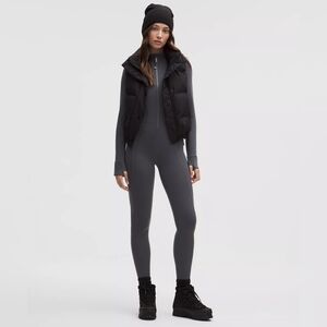 Lululemon Define Mesh-Back Onesie Nulu Coal/Grey Size 10